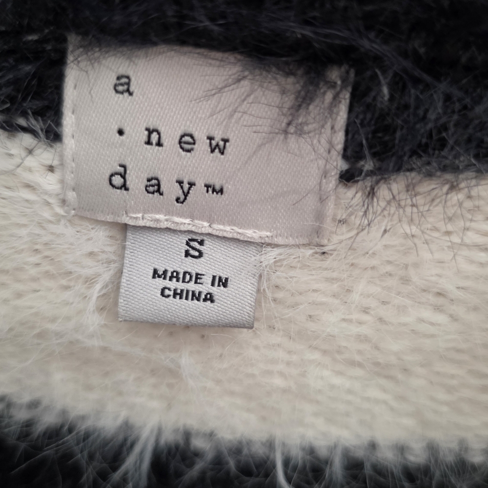 a new day Black and White Striped Women's Sweater - Picture 2 of 4